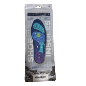 Customizable pressure point shoe insoles